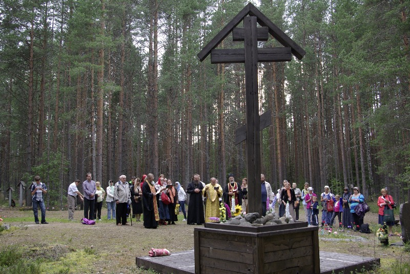 Лития в Сандармохе 