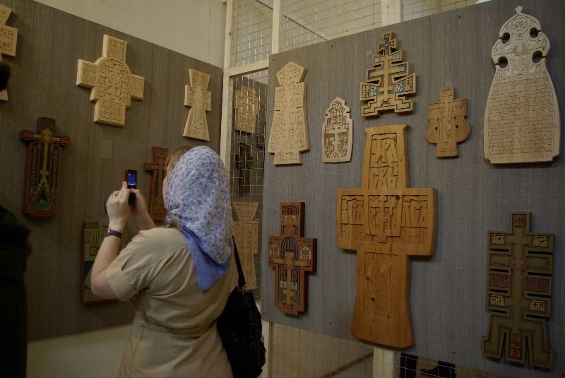 На выставке православных крестов На выставке православных крестов